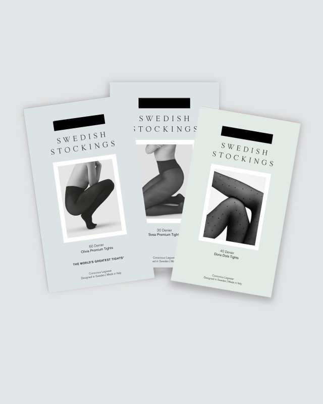 Black Tights Bundle: Olivia, Svea & Doris Tights